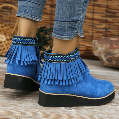 OrthoCare Wedge Bootie - Fringe Comfort Design