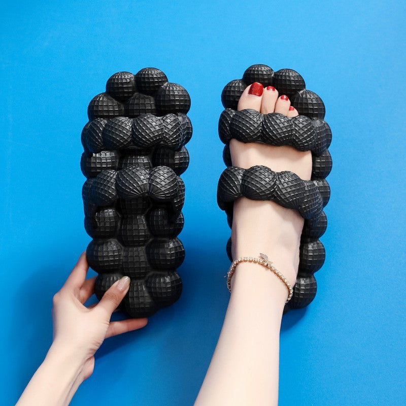 OrthoCare Bubble Cloud Slides – Ultra-Soft Cushion Comfort Slippers