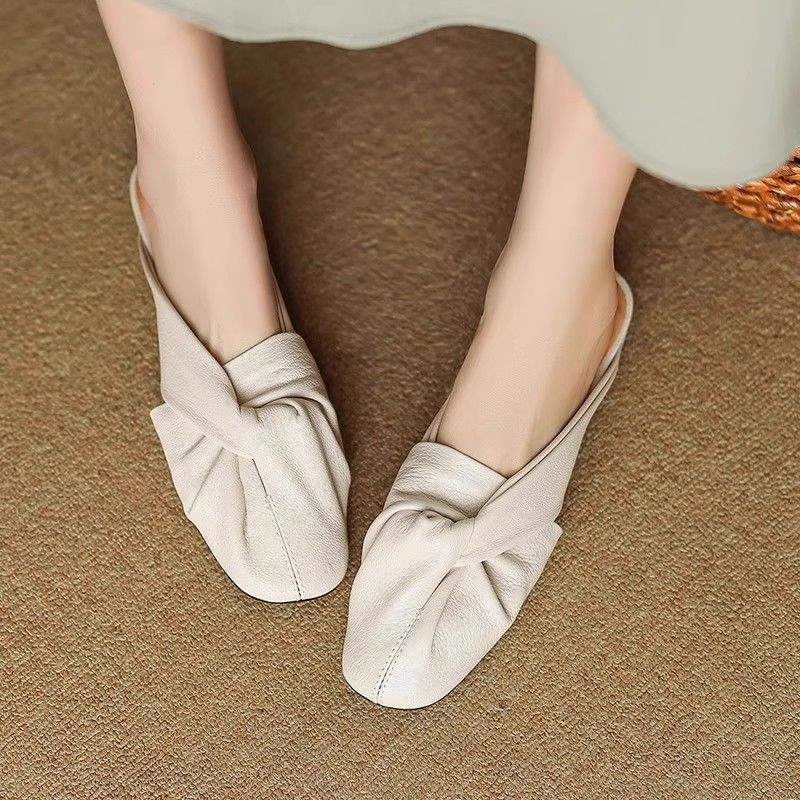 Hyacinth | Women’s Orthopedic Knot Detail Mule Flats
