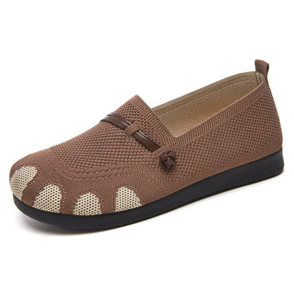 Hazeline | Women’s Orthopedic Breathable Knit Walking Flats