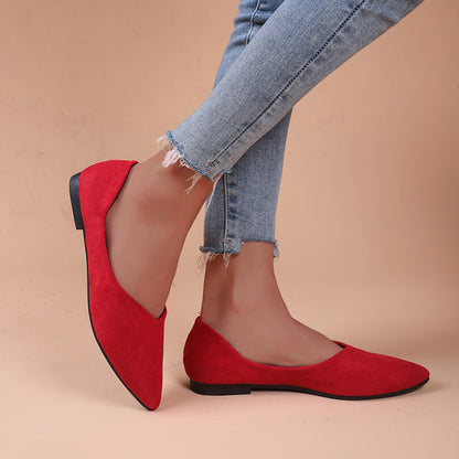 OrthoCare Pointed Low Toe Shoes In Plus Sizes