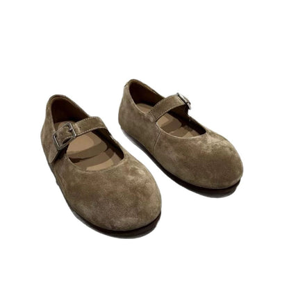 OrthoCare Mary Jane Shoes - Leather Buckle Comfort