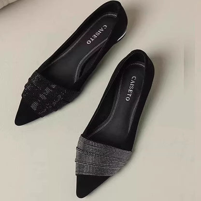 OrthoCare | Pointed Toe Colorblock Ballet Flats