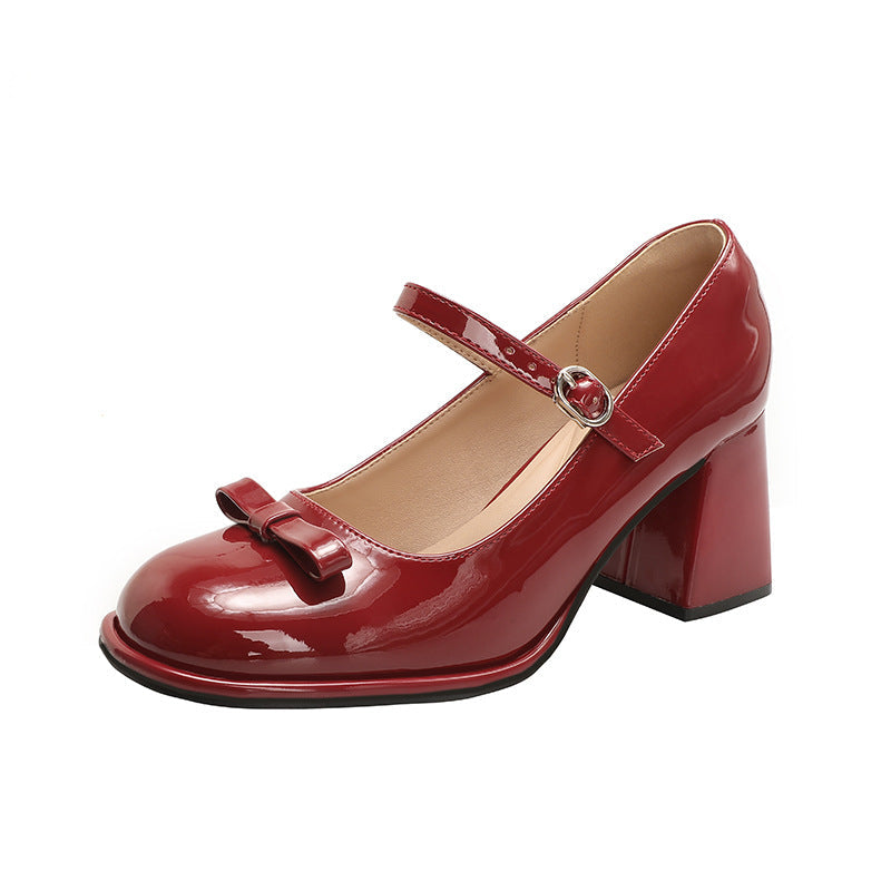 OrthoCare Mary Jane Shoes - Wide Fit Chunky Heel