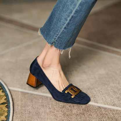 OrthoCare Tassel Shoes - Metal Buckle Comfort