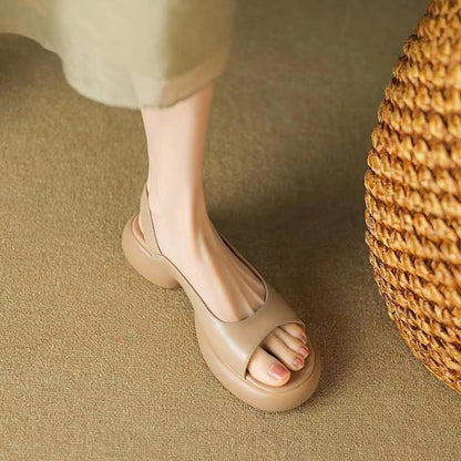 Stellina | Women’s Orthopedic Peep Toe Slingback Wedge Sandals