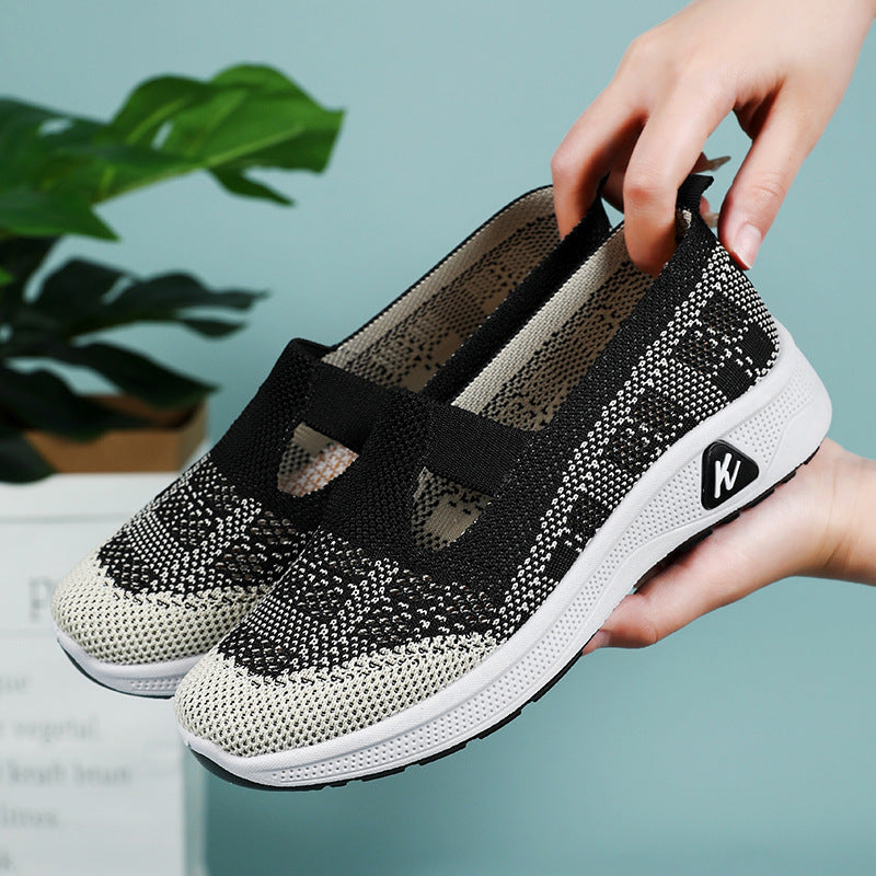 Orthopedic Slip-On Breathable Mesh Shoes – Lightweight Comfort Walking Sneakers