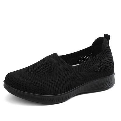 OrthoCare Women’s Breathable Slip-On Sneakers – Lightweight Comfort Walking Shoes