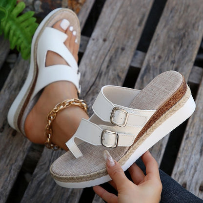 Kylienne | Women’s Orthopedic Double Buckle Comfort Sandals