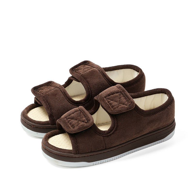 Dorelia | Women’s Orthopedic Plush Double Strap Sandals