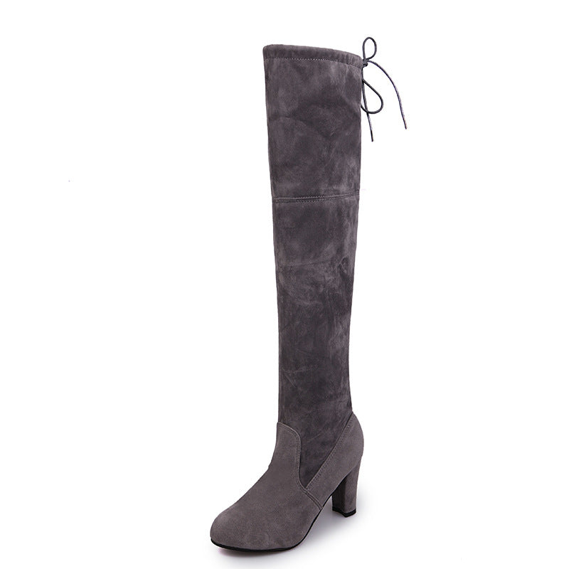 Cassy | Orthopedic High Heel Knee High Boots