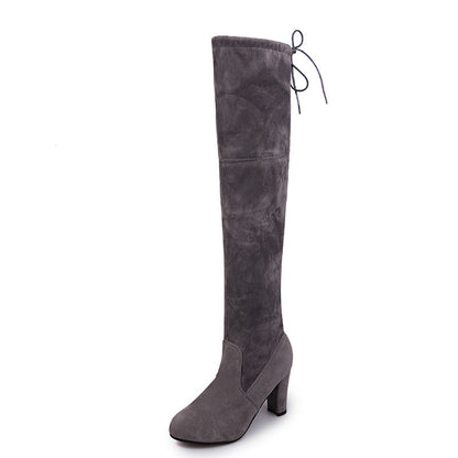 Cassy | Orthopedic High Heel Knee High Boots