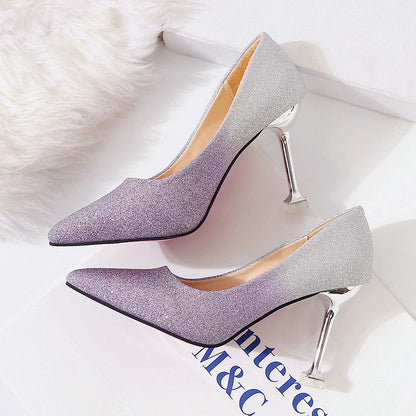OrthoCare Sexy Gradient Pointed Stiletto Pumps - Unique Elegance