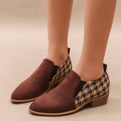 OrthoCare Retro Slip-On Shoes In Block Color