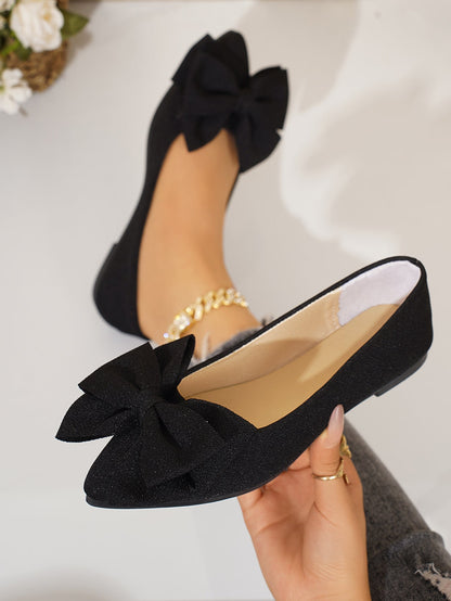 OrthoCare Slip-On Shoes In Larger Sizes With An Elegant Bow