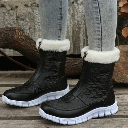OrthoCare Winter Boots - Warm Front Zipper Design