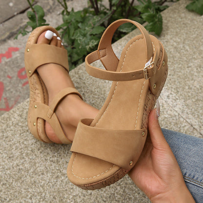 Urielle | Women’s Orthopedic Rhinestone Platform Espadrille Sandals