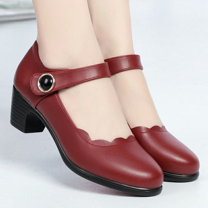 OrthoCare Soft Leather Open-Toe Shoes - Unique Elegance