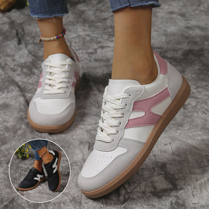 OrthoCare Unique Colorblock Flat Shoes  -