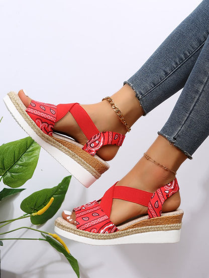 Olivette | Women’s Orthopedic Boho Platform Wedge Sandals