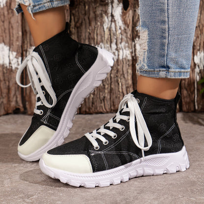 Rose | Orthopedic Casual Lace-Up Ankle Sneakers