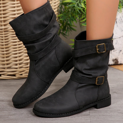 OrthoCare Barrel Boots - Distressed Buckle Style