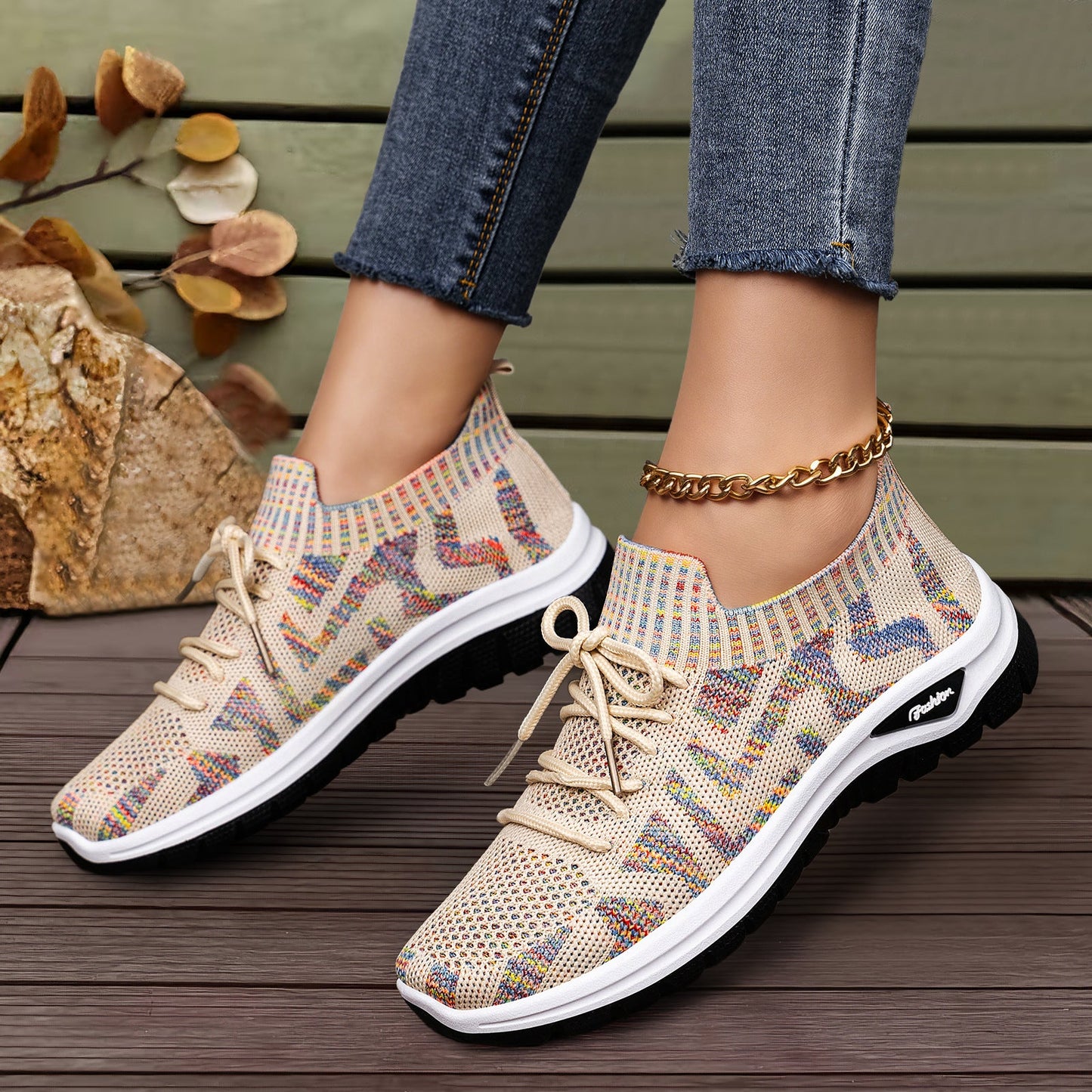 Daelina | Women’s Orthopedic Breathable Knit Running Sneakers