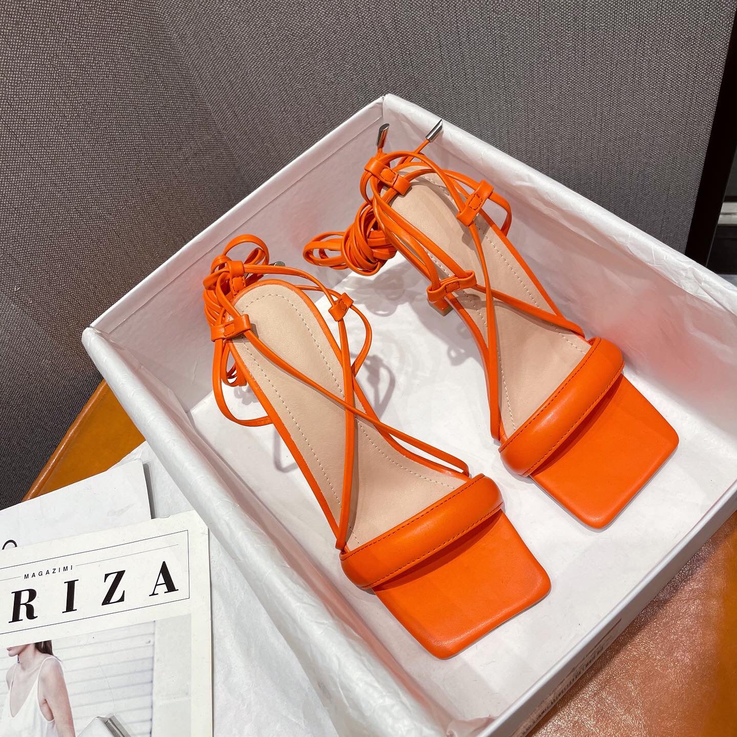 OrthoCare Cut-Out Stiletto Heels With Ankle Strap - Unique Elegance
