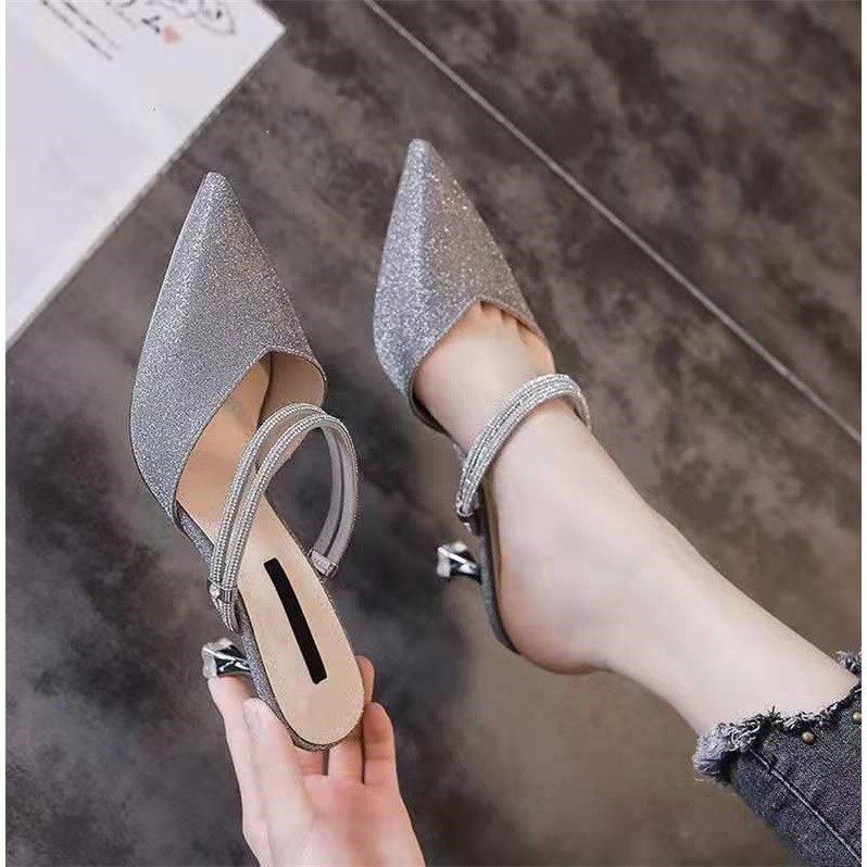 OrthoCare Baotou Stiletto Sandals - Unique Elegance