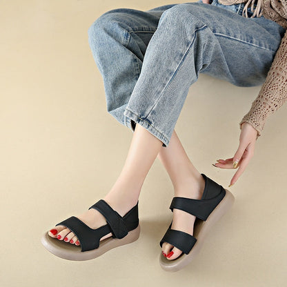 Dynara | Women’s Orthopedic Double Strap Platform Sandals