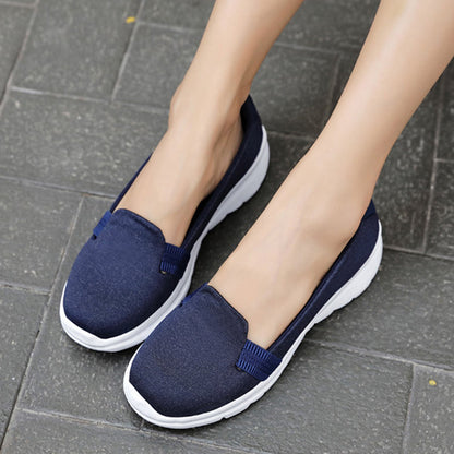 Orthopedic Lightweight Slip-On Shoes – Breathable Comfort Everyday Walking Flats