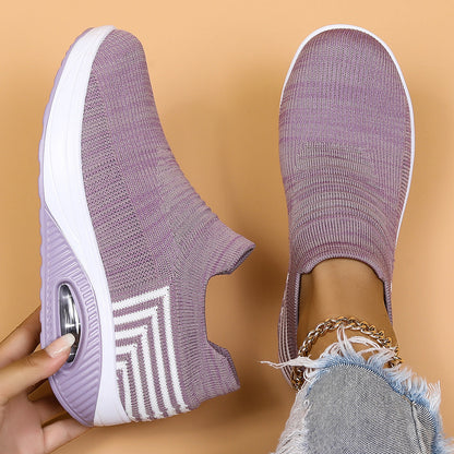 OrthoCare Women’s Slip-On Sneakers – Lightweight Breathable Walking Shoes