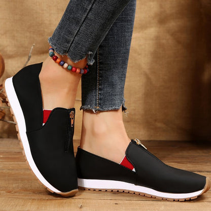 OrthoCare Zip Loafers - Non Slip Comfort Shoes