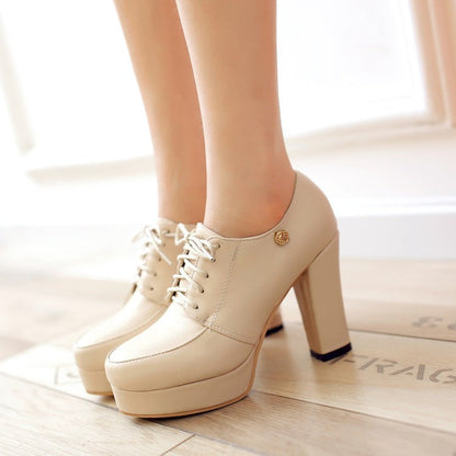 OrthoCare Chunky Heel Pumps - Unique And Vintage Style