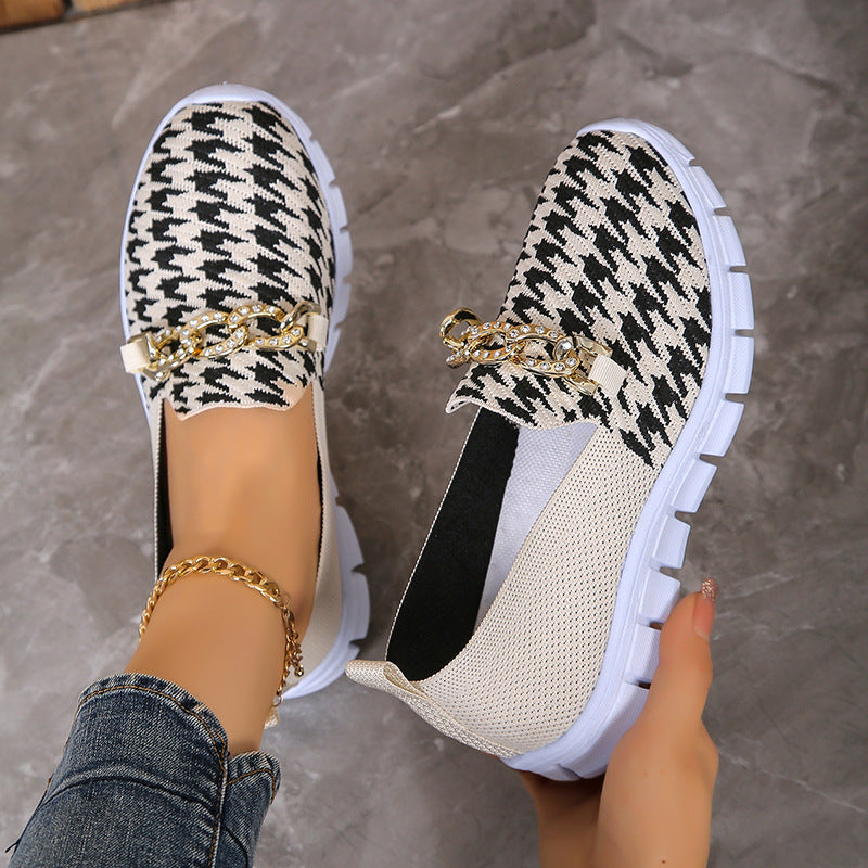 OrthoCare Houndstooth Shoes: Unique Elegance And Comfort