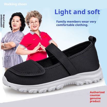 OrthoCare Granny Wide-Toe Mesh Shoes For Summer