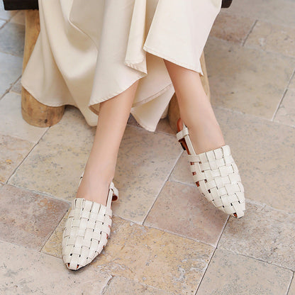 OrthoCare Woven Slingback Sandals