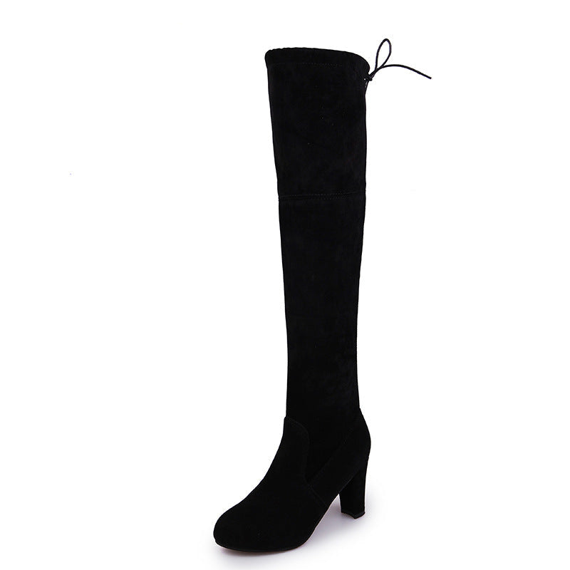 Cassy | Orthopedic High Heel Knee High Boots