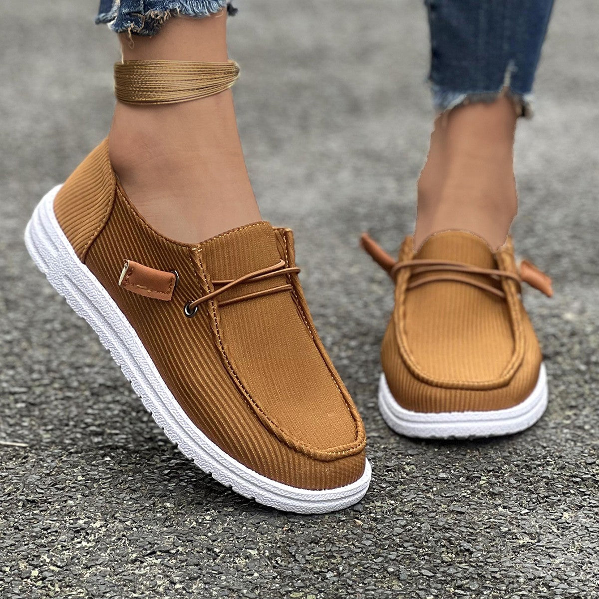 OrthoCare | Women’s Slip-On Comfort Loafers – Lightweight Casual Walking Shoes
