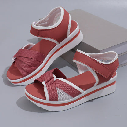 OrthoCare Summer Mesh Sandals With Thick Sole And Velcro