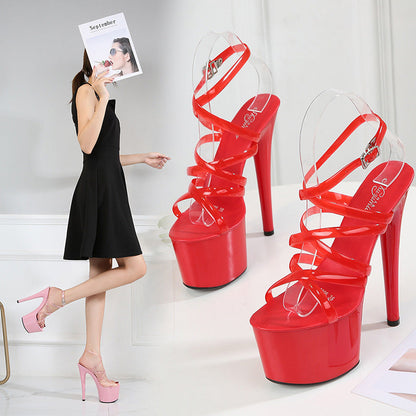Xamirah | Women’s Orthopedic Lace-Up Platform Stiletto Sandals