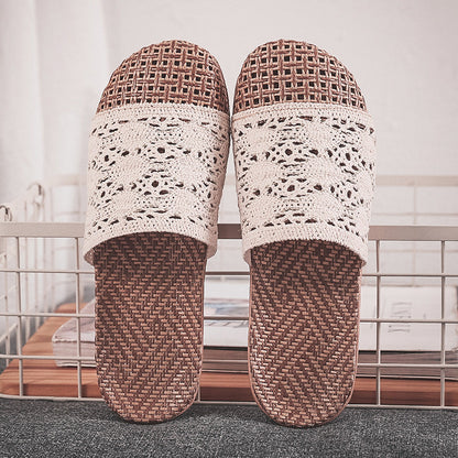Yuliana | Women’s Orthopedic Woven Comfort Slide Slippers