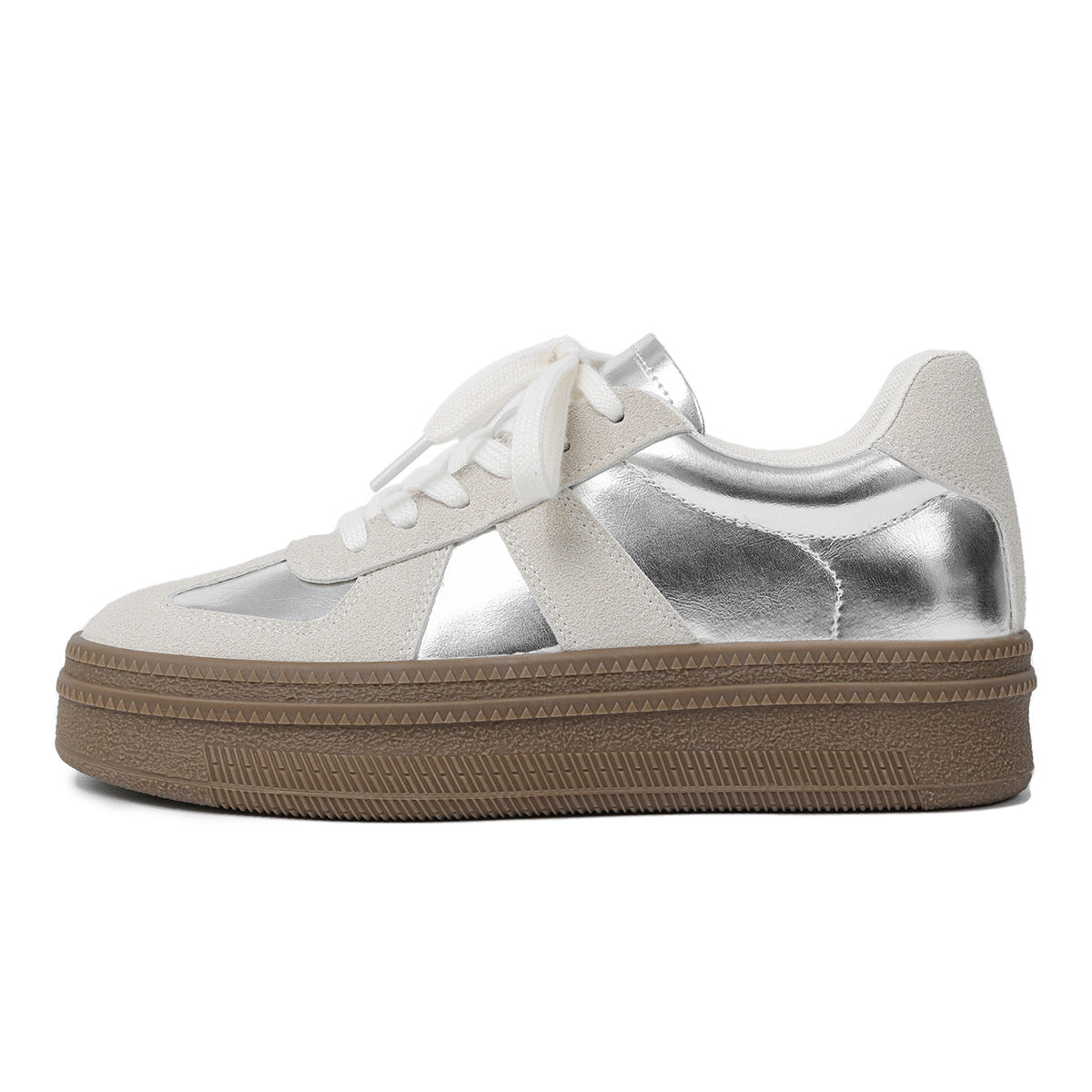 Leocadia | Women’s Orthopedic Metallic Platform Sneakers