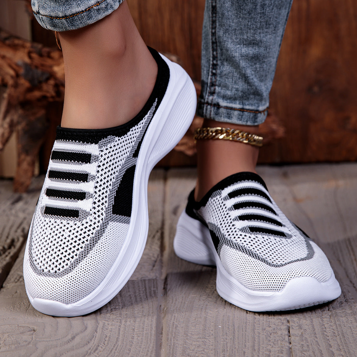 Brinley | Women’s Orthopedic Breathable Slip-On Walking Sneakers