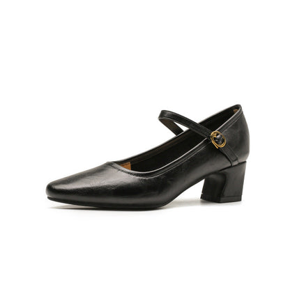 Elowen | Women’s Orthopedic Mary Jane Block Heel Pumps