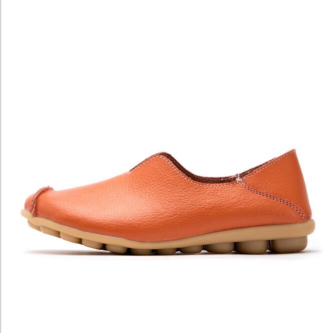 OrthoCare Flat Shoes In Genuine Leather - Unique Elegance