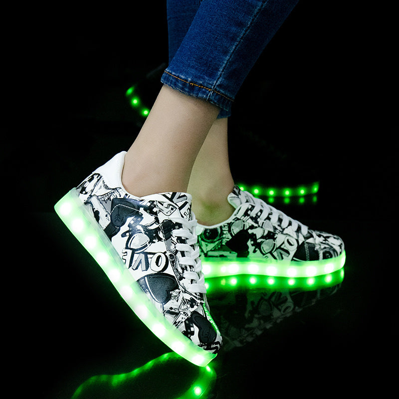 OrthoCare Lightweight Fluorescent Shoes For Unique Couples