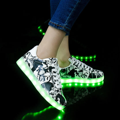 OrthoCare Lightweight Fluorescent Shoes For Unique Couples
