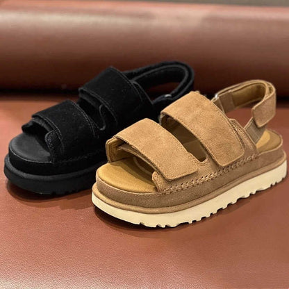 Lysara | Women’s Orthopedic Double Strap Platform Sandals