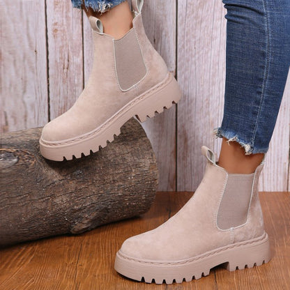 OrthoCare Ankle Boots - Chunky Platform Comfort
